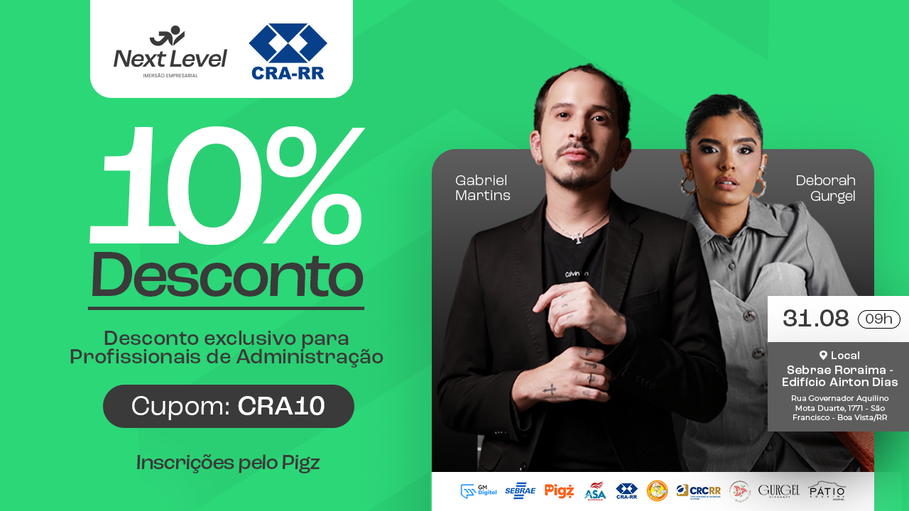 Leia mais sobre o artigo Next Level: oportunidade especial para profissionais de Administração